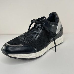 Michael Kors Black Silver Tennis Shoes Sneakers